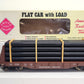Aristo-Craft 46401 G Northern Pacific Bulkhead Flatcar w/ Load (Metal Wheels) LN/Box