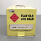 Aristo-Craft 46401 G Northern Pacific Bulkhead Flatcar w/ Load (Metal Wheels) LN/Box