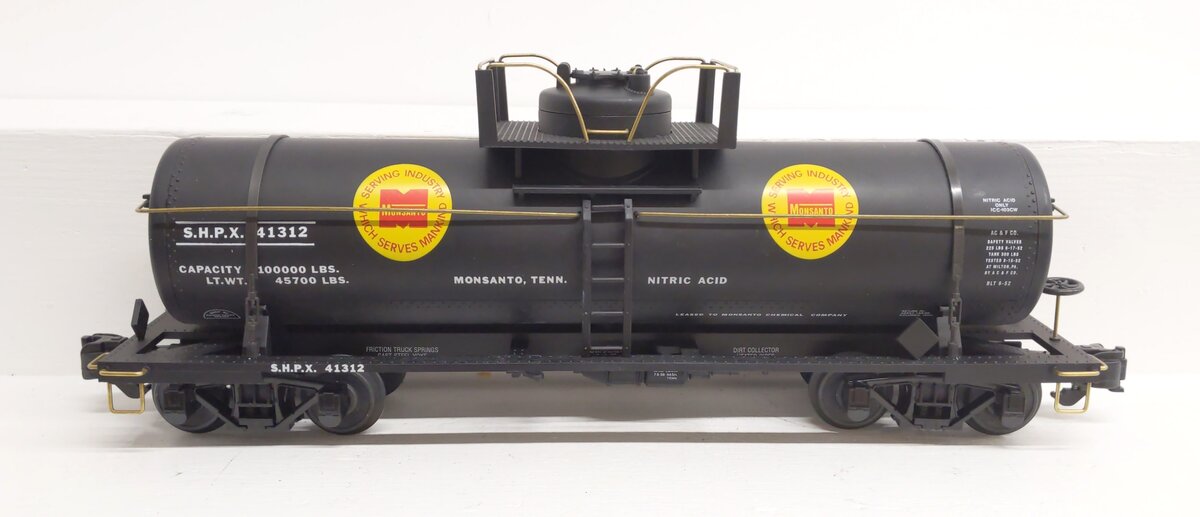 Aristo-Craft 41312 Monsanto Single Dome Tank Car (Metal Wheels) EX/Box