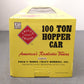 Aristo-Craft 41406 UP 100 Ton Coal Hopper #37003 w/ Custom Load - Metal Wheels LN/Box