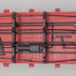 Bachmann 93502 G Santa Fe Flatcar w/ 5 Logs EX/Box