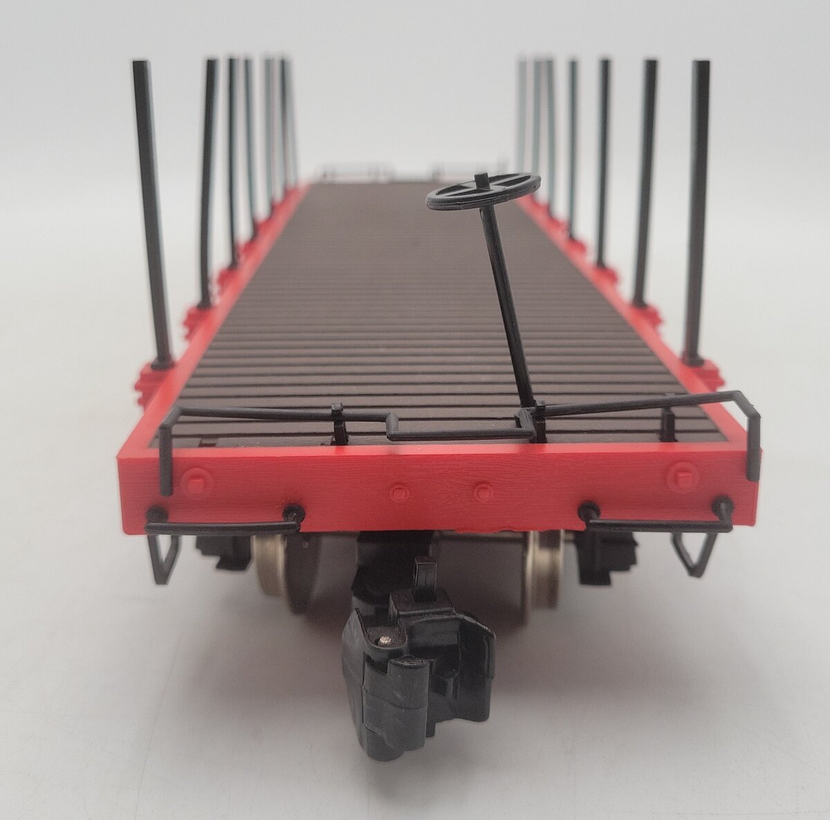 Bachmann 93502 G Santa Fe Flatcar w/ 5 Logs EX/Box