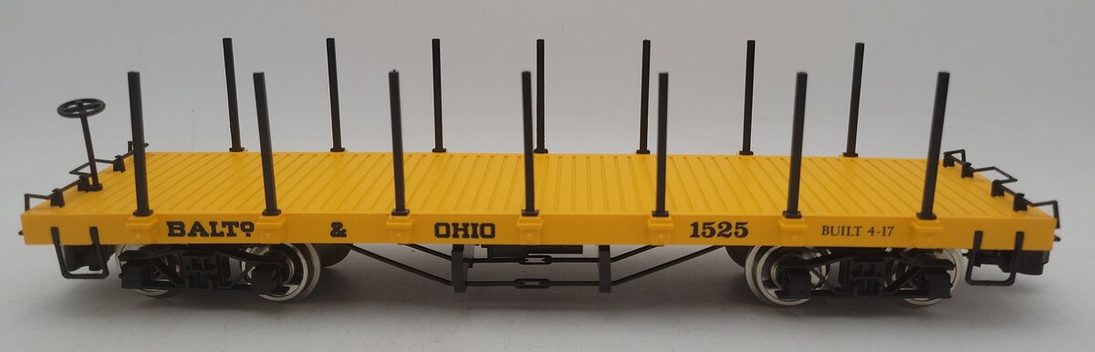 Bachmann 93512 G Scale B&O Flat Car W/Logs #1525 EX/Box