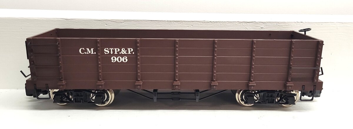 Bachmann 93715 G Scale SCM St. P&P Gondola Car #906 (Metal Wheels) LN/Box