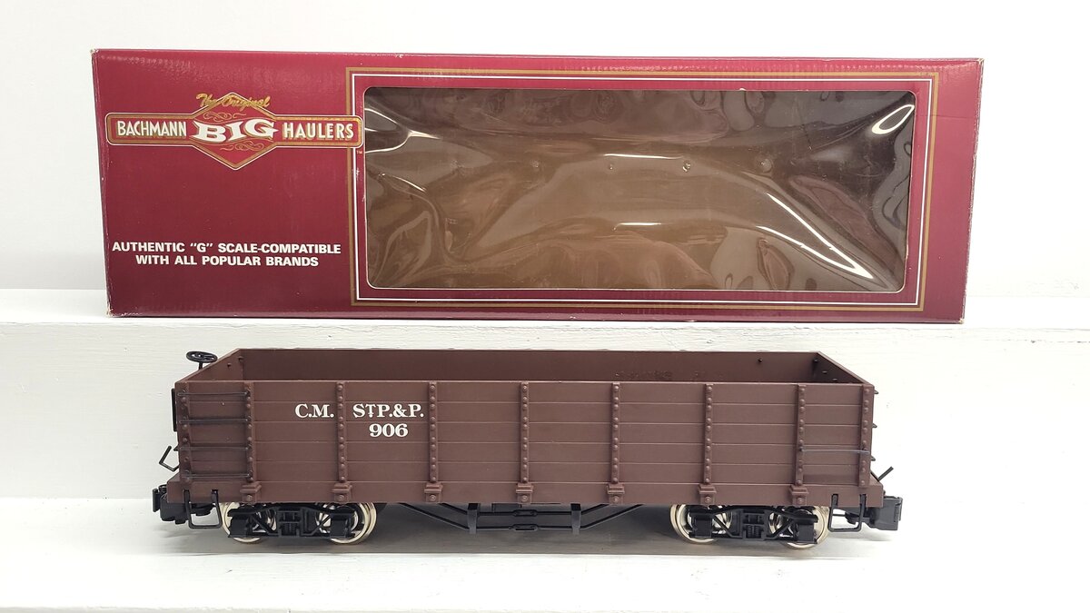 Bachmann 93715 G Scale SCM St. P&P Gondola Car #906 (Metal Wheels) LN/Box