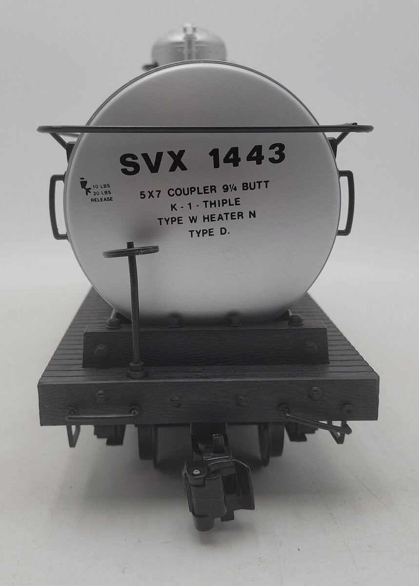 Bachmann 93435 G Scale Mobilgas Single Dome Tank Car #1443 EX/Box