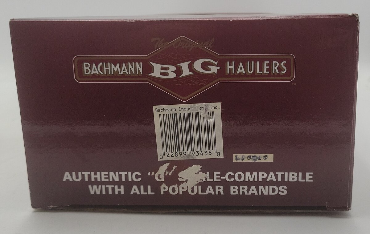Bachmann 93435 G Scale Mobilgas Single Dome Tank Car #1443 EX/Box