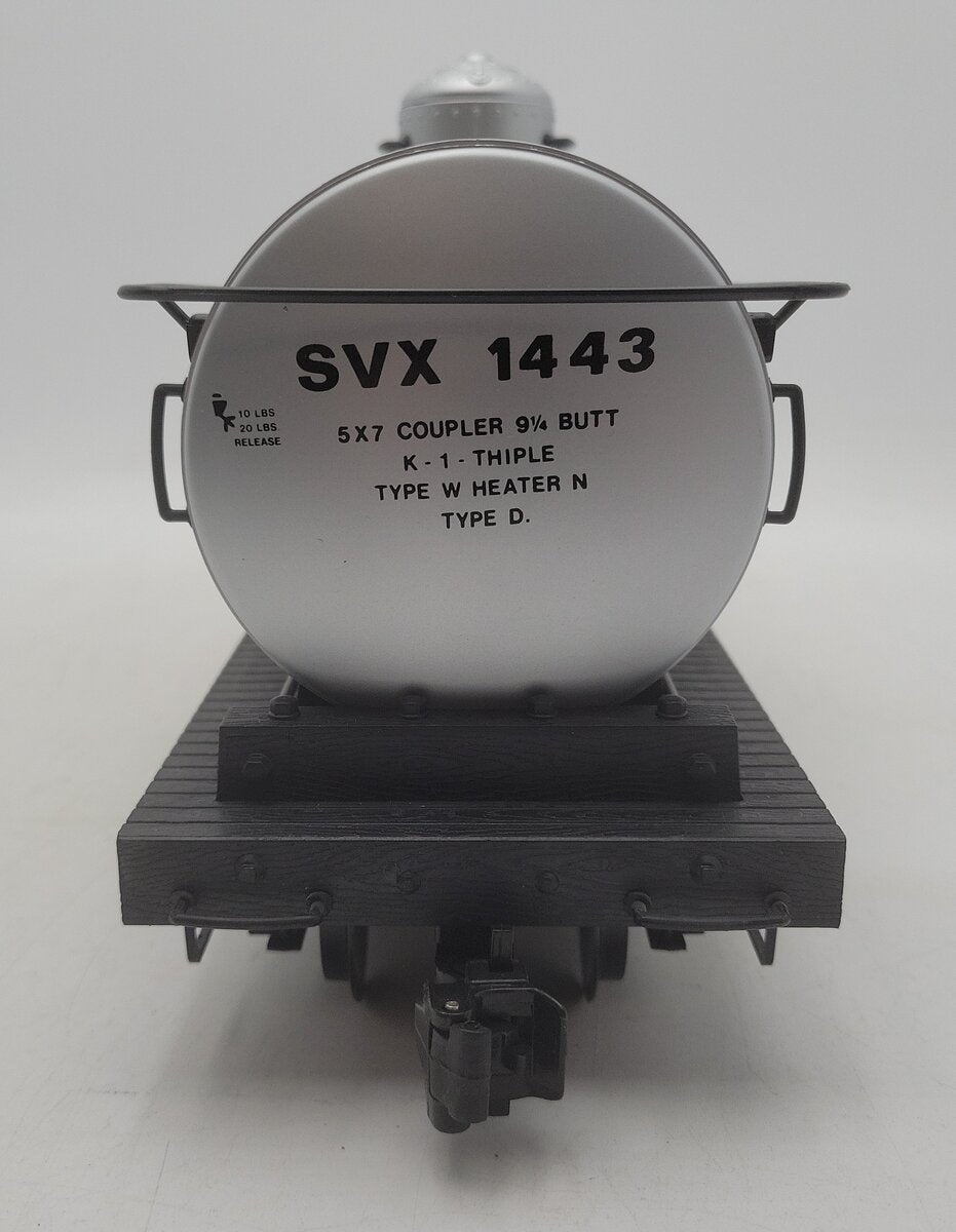 Bachmann 93435 G Scale Mobilgas Single Dome Tank Car #1443 EX/Box
