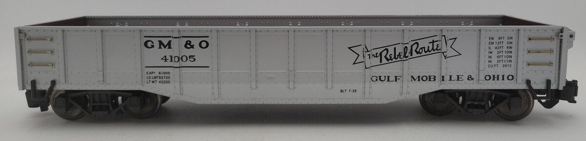 Aristo-Craft 41005 G Scale GM&O Drop End Gondola EX/Box