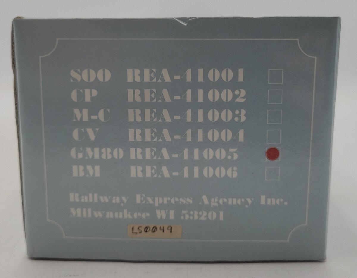 Aristo-Craft 41005 G Scale GM&O Drop End Gondola EX/Box