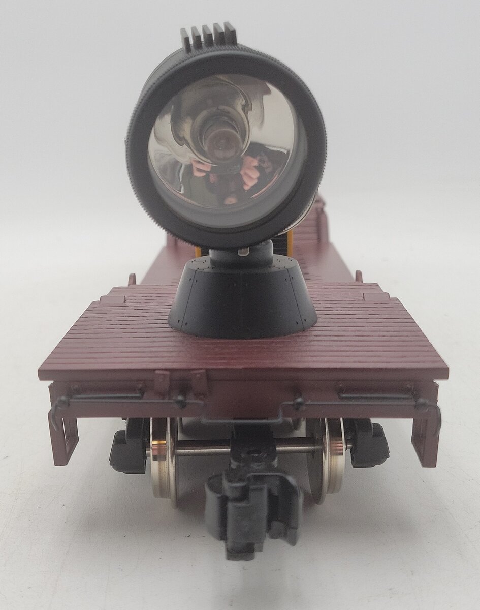 USA Trains R17330 G Southern Pacific Depressed Center Flat Car with Searchlight EX/Box