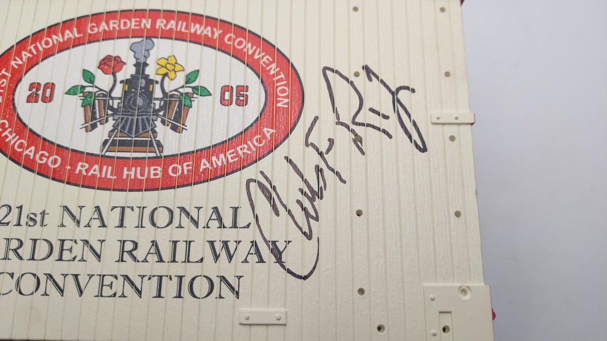 USA Trains G Scale 21st NGRC 2005 Convention Car (Signed by Charles Ro) LN/Box