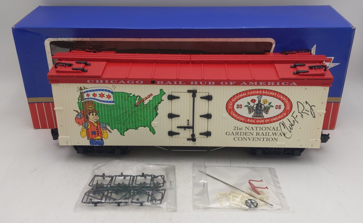 USA Trains G Scale 21st NGRC 2005 Convention Car (Signed by Charles Ro) LN/Box