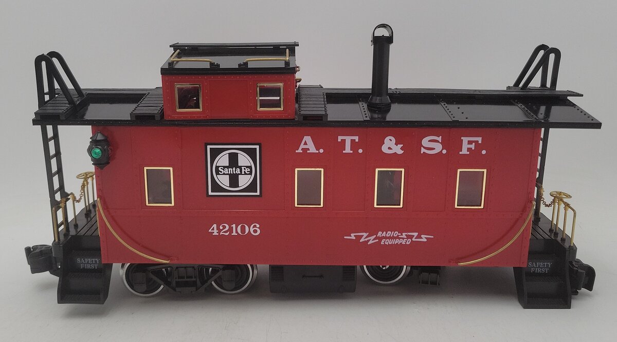 Aristo-Craft 42106 G Scale Santa Fe REA Caboose #42106 VG/Box