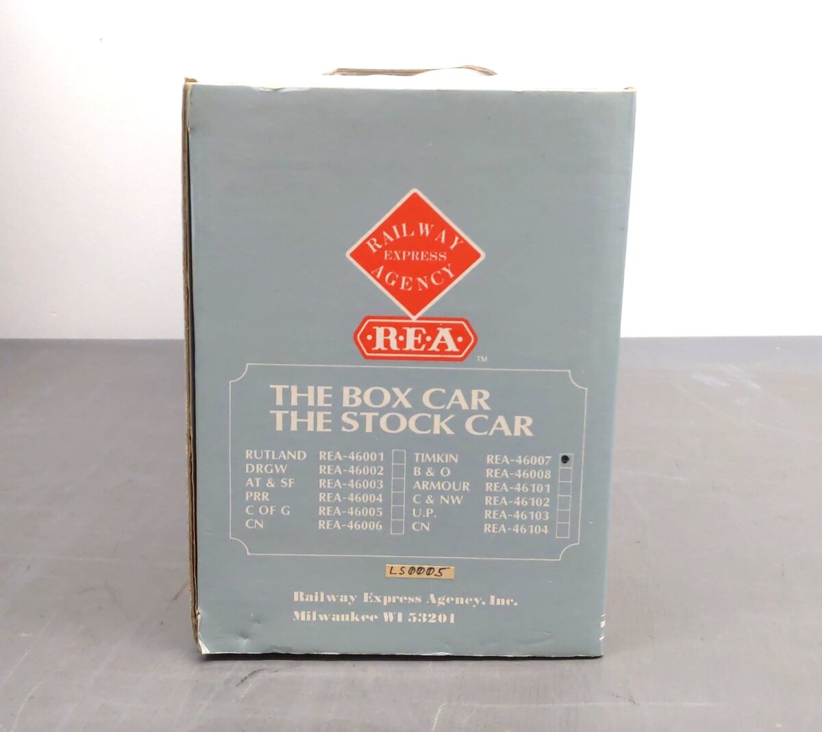 Aristo-Craft 46007 Timken Boxcar (Metal Wheels) LN/Box