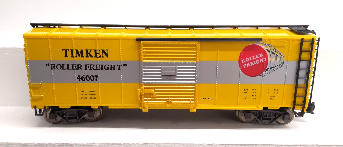 Aristo-Craft 46007 Timken Boxcar (Metal Wheels) LN/Box
