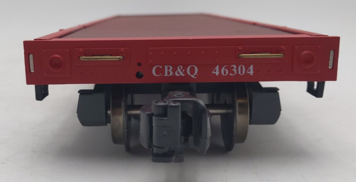 Aristo-Craft 46304 G Scale Chicago Burlington & Quincy Burlington Flatcar EX/Box