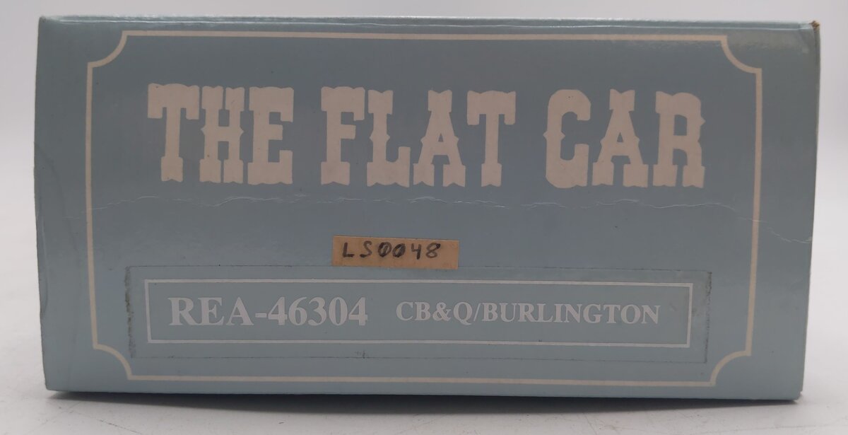 Aristo-Craft 46304 G Scale Chicago Burlington & Quincy Burlington Flatcar EX/Box
