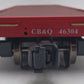 Aristo-Craft 46304 G Scale Chicago Burlington & Quincy Burlington Flatcar EX/Box