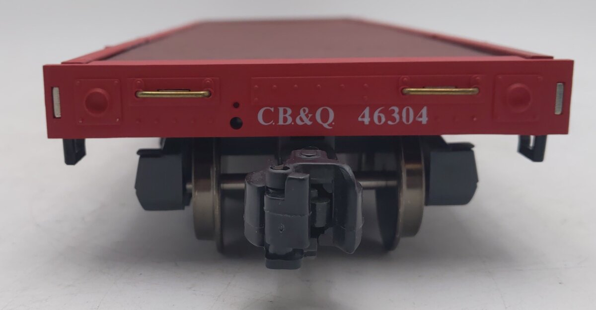 Aristo-Craft 46304 G Scale Chicago Burlington & Quincy Burlington Flatcar EX/Box