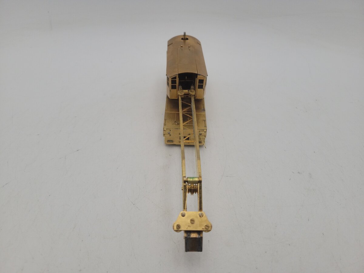 HO Scale BRASS Undecorated Crane Car VG