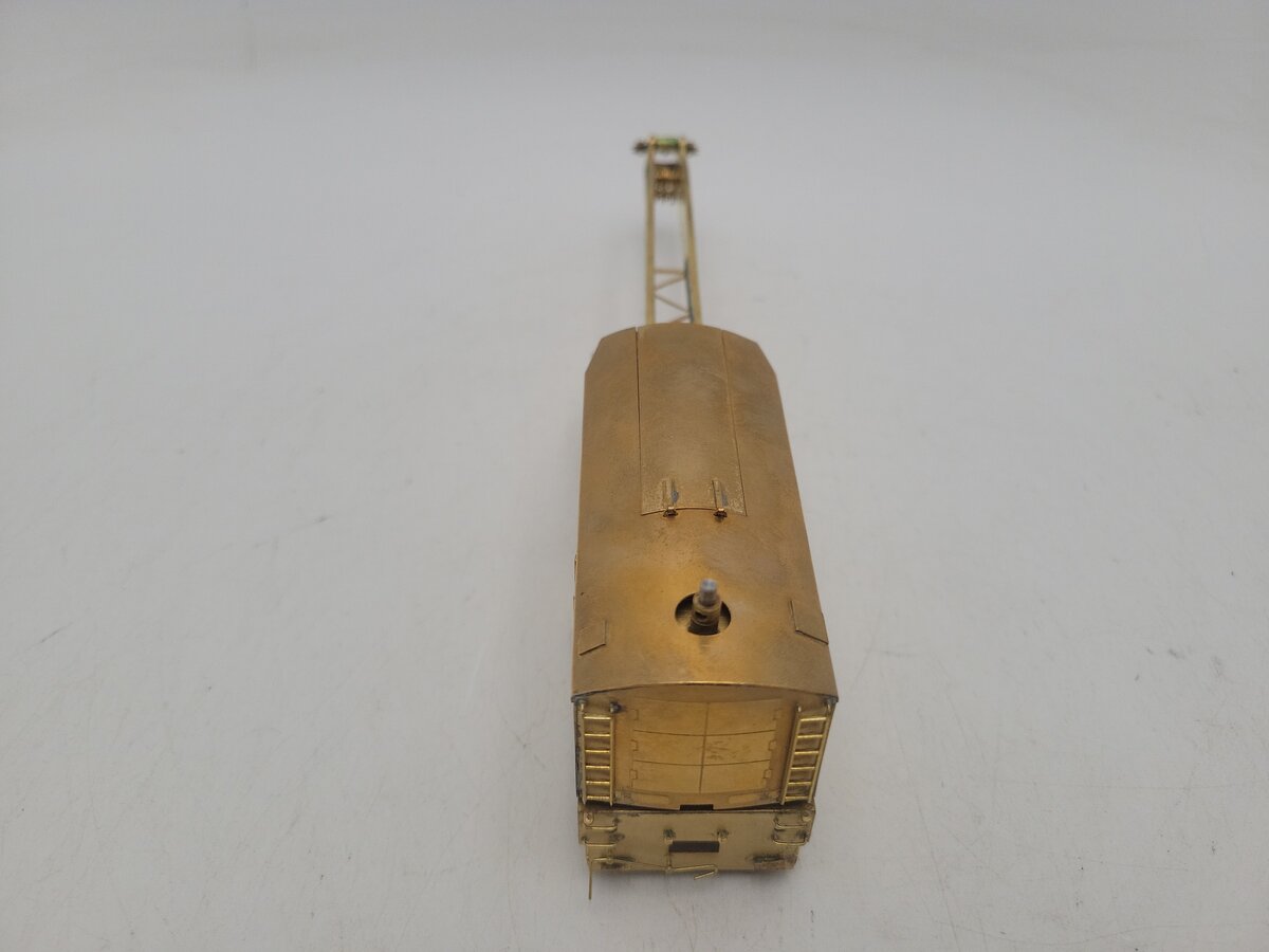 HO Scale BRASS Undecorated Crane Car VG