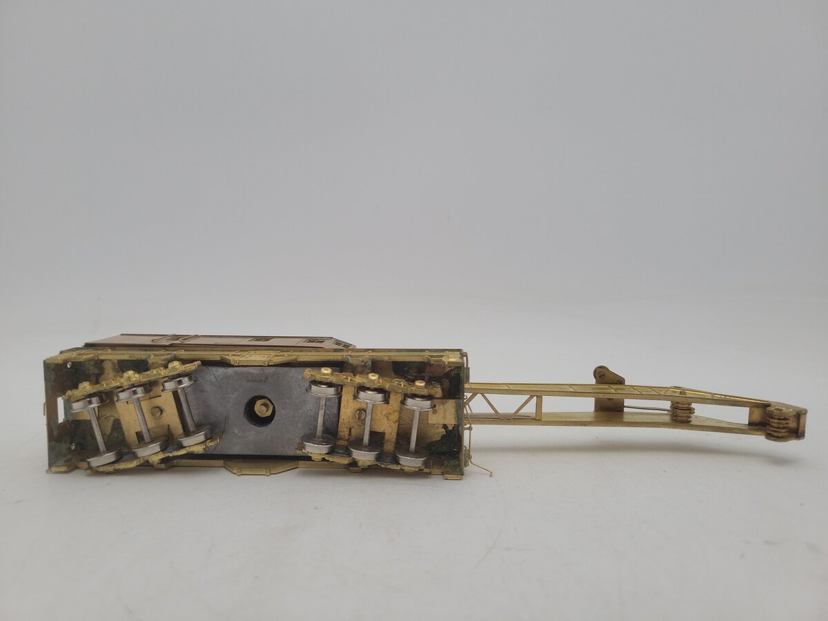 HO Scale BRASS Undecorated Crane Car VG