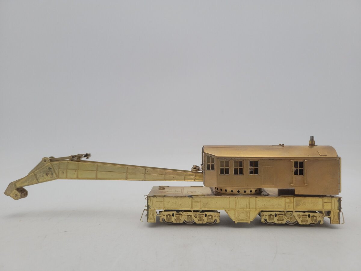 HO Scale BRASS Undecorated Crane Car VG