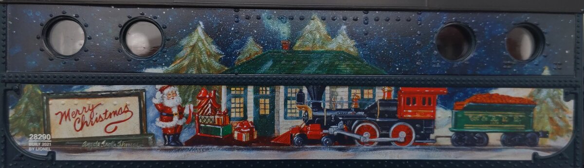 Lionel 2128290 O Angela Trotta Thomas Christmas Caboose LN/Box