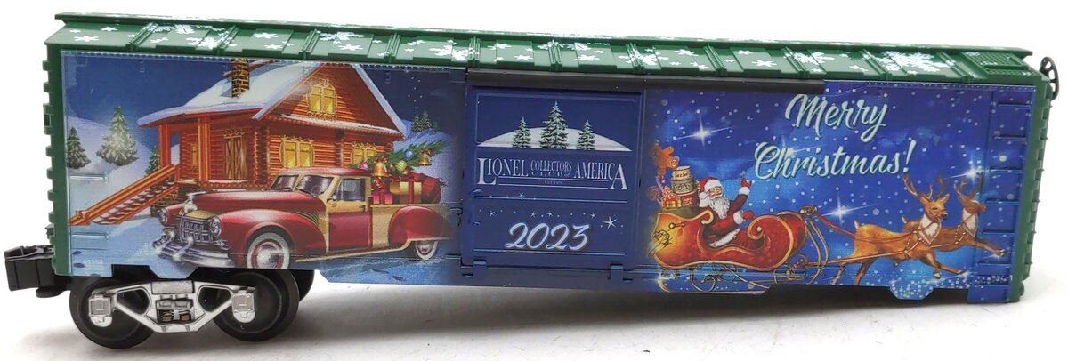 Lionel O Gauge 2023 Christmas Boxcar EX/Box