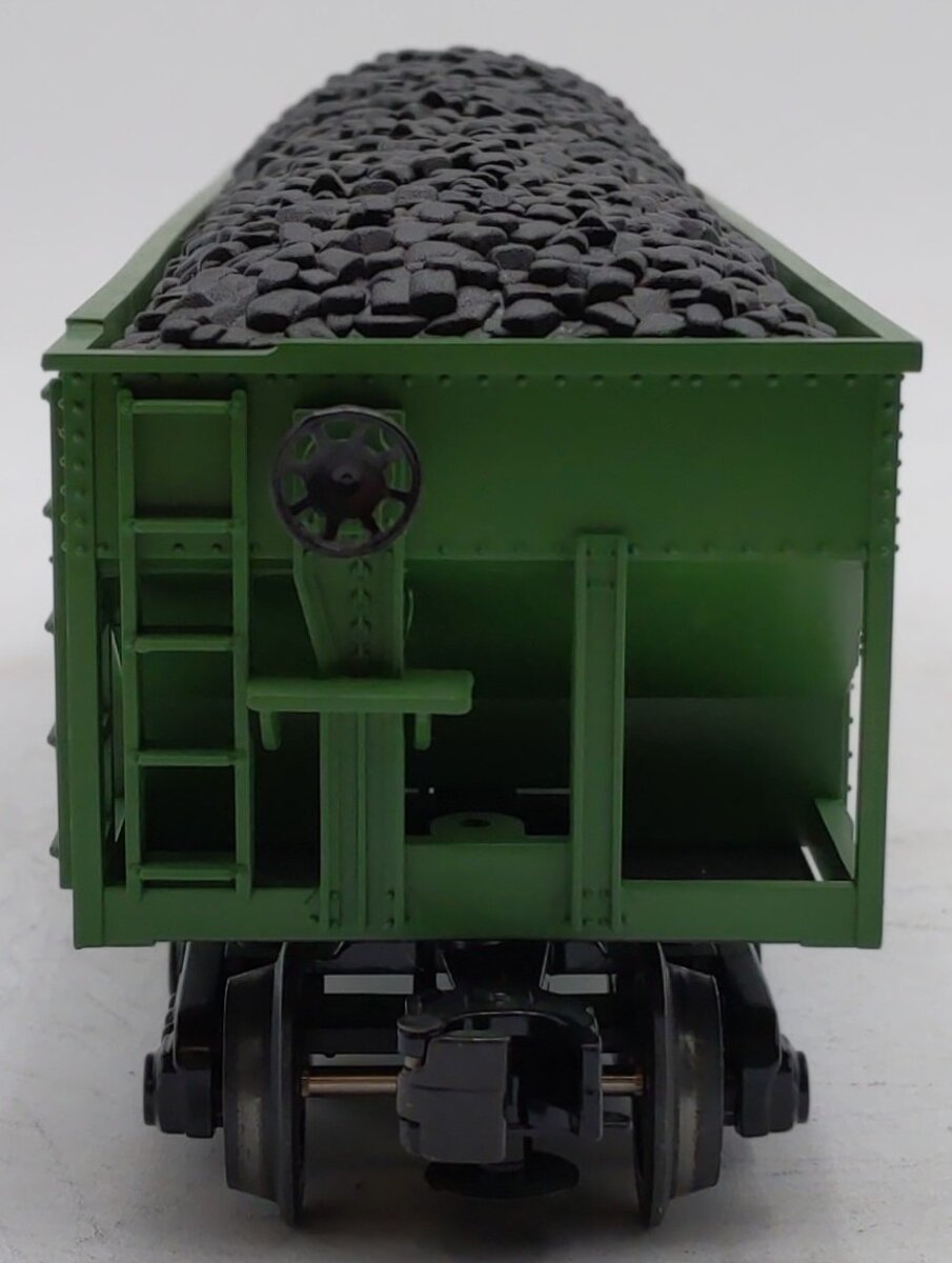 MTH 30-4094-0 O Gauge John Deere Hopper Car w/ Coal Load #1936 LN