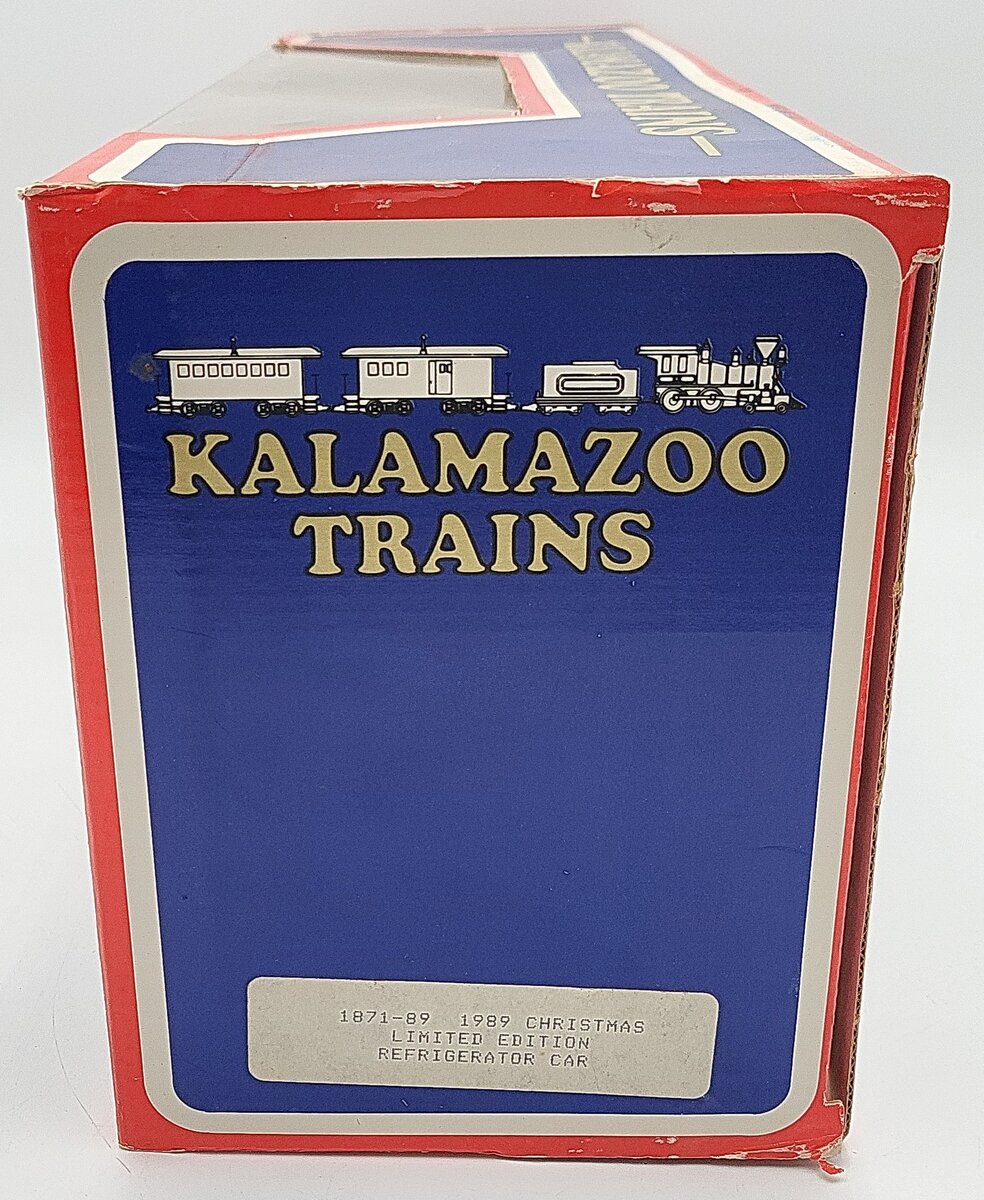 Kalamazoo G Gauge 1989 Christmas Limited Edition Reefer Car EX/Box