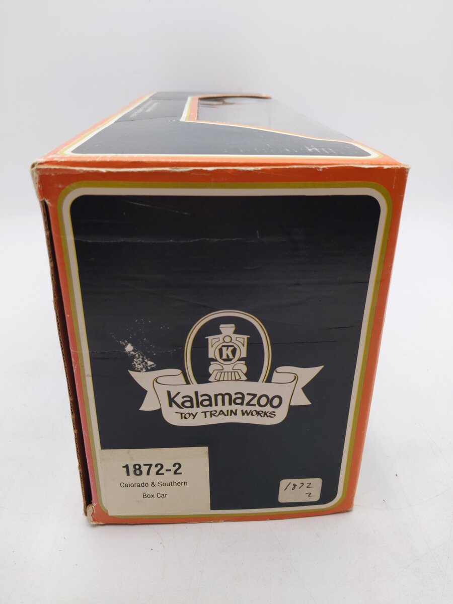 Kalamazoo 1872-2 G Scale Colorado and Southern Boxcar EX/Box
