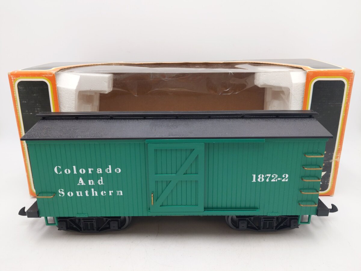 Kalamazoo 1872-2 G Scale Colorado and Southern Boxcar EX/Box