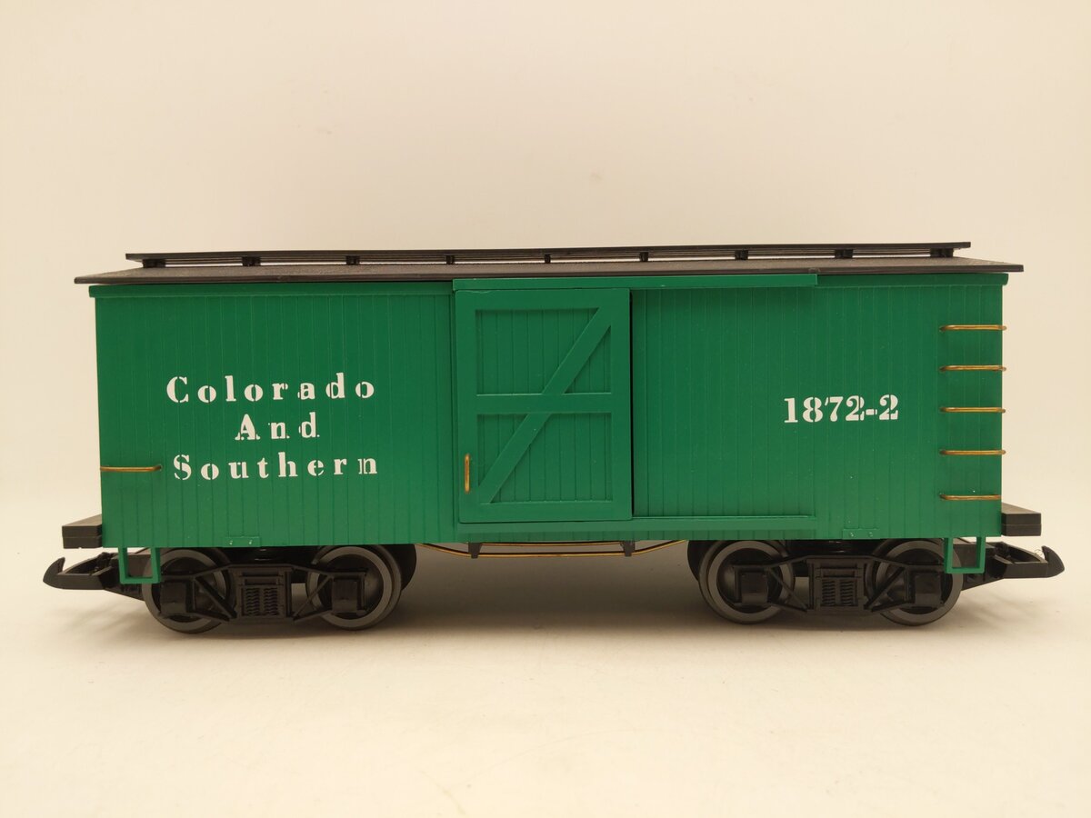 Kalamazoo 1872-2 G Scale Colorado and Southern Boxcar EX/Box