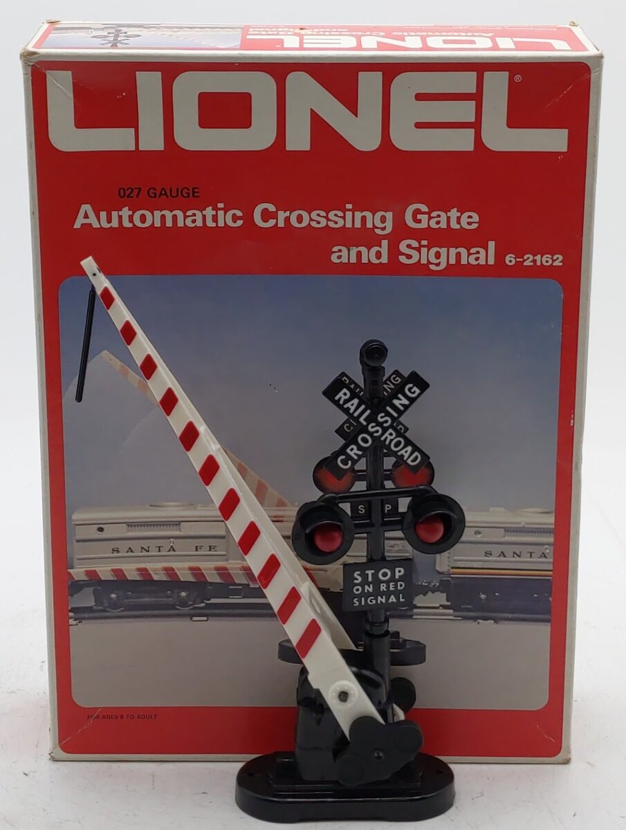 Lionel 6-2162 O Gauge Automatic Crossing Gate & Signal LN/Box