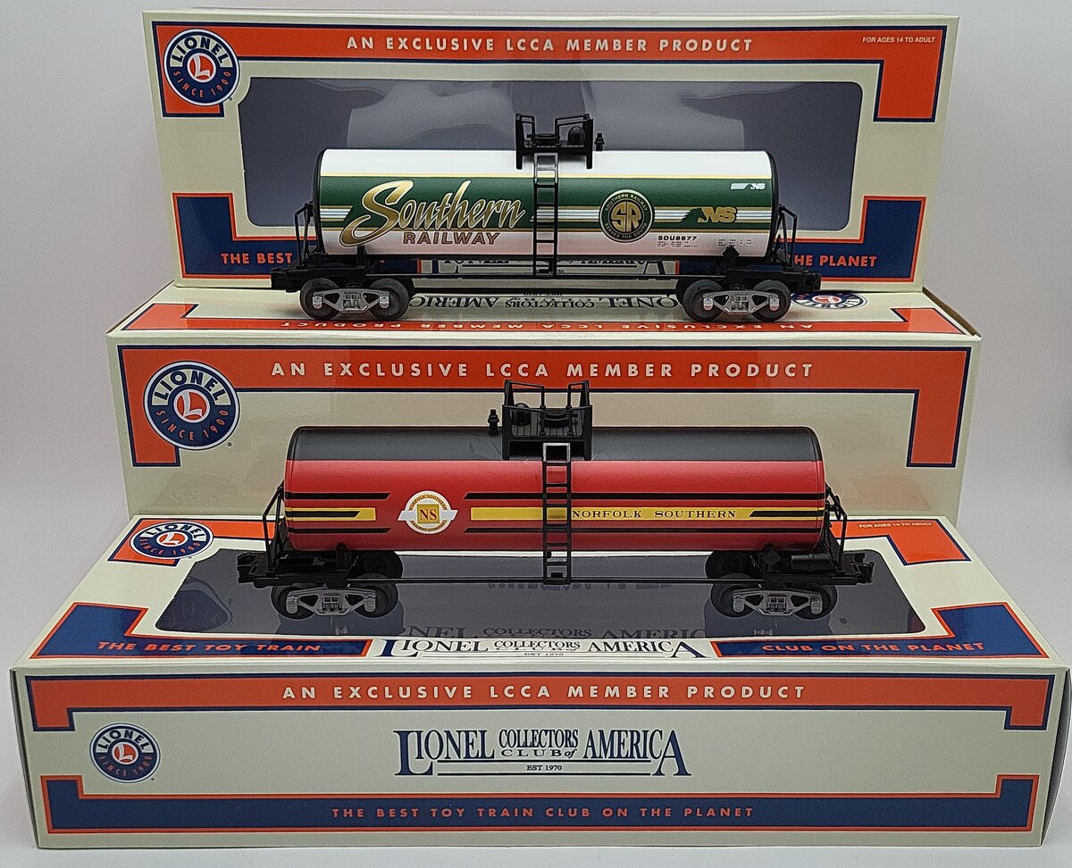 Lionel 2301120 O Gauge Unibody Tank Car (Pack of 2) LN/Box