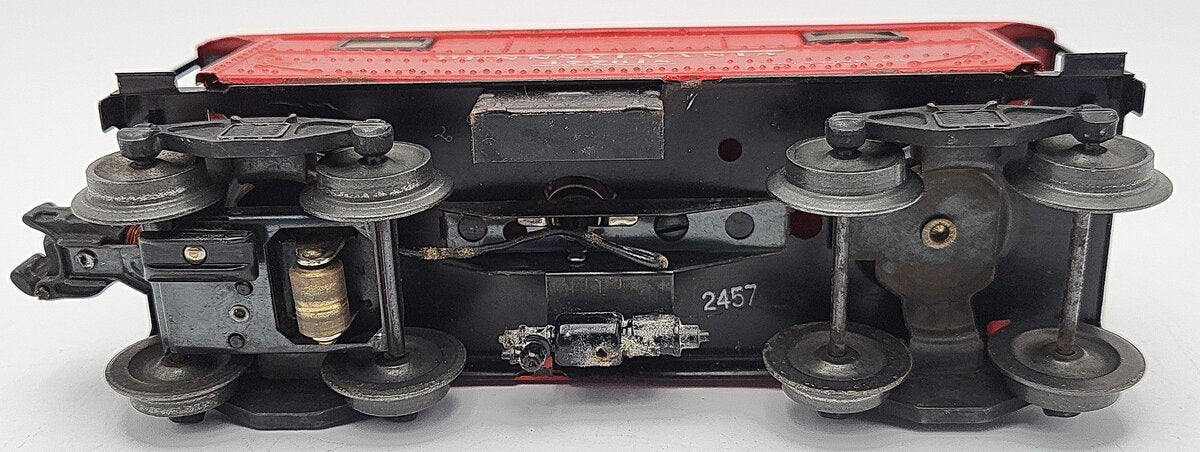 Lionel 2457 (Var. IV) Vintage O Pennsylvania Red Tinplate Caboose #477618 VG
