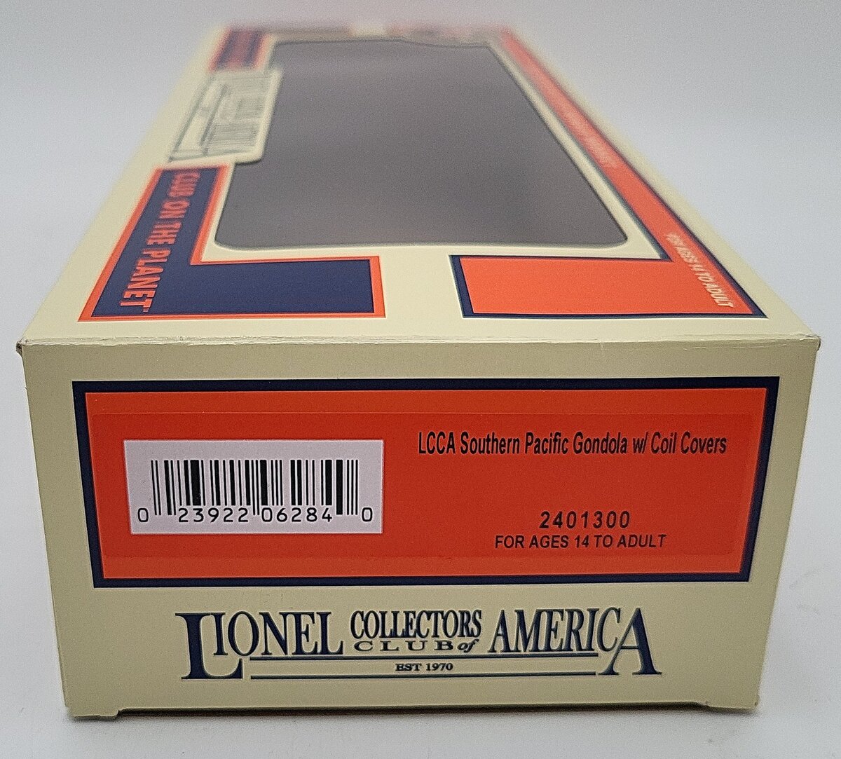 Lionel 2401300 O LCAA Southern Pacific Gondola w/ Coil Covers LN/Box
