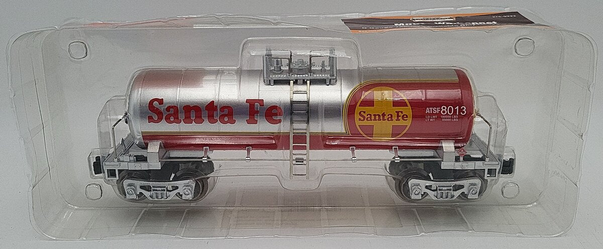 Menards 275-9222 O Gauge ATSF Santa Fe Warbonnet Tank Car #8013 NIB