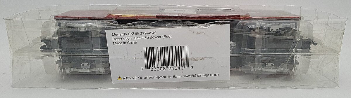 Menards 279-4540 O Gauge Santa Fe Box Car NIB