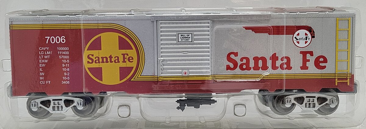 Menards 279-4540 O Gauge Santa Fe Box Car NIB
