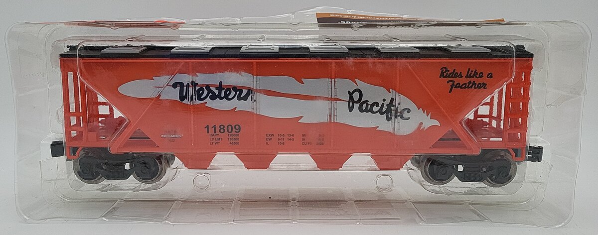 Menards 279-3582 O Western Pacific Covered Hopper Car #11809 NIB