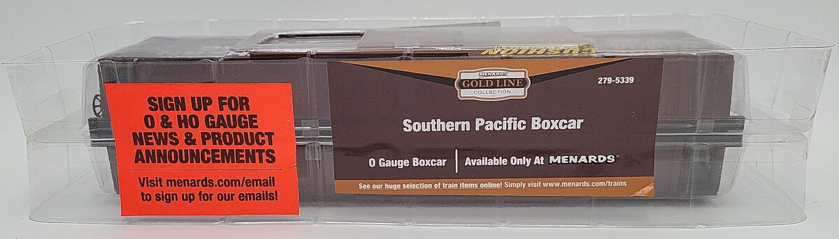 Menards 279-5339 O Southern Pacific Hydra-Cushion Boxcar #12940 NIB