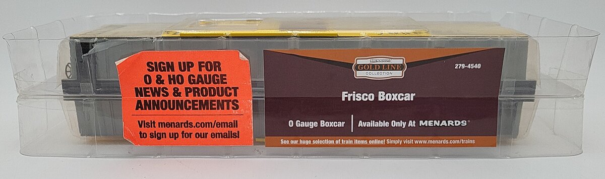 Menards 279-4540 O Gauge SL-SF Frisco Boxcar NIB