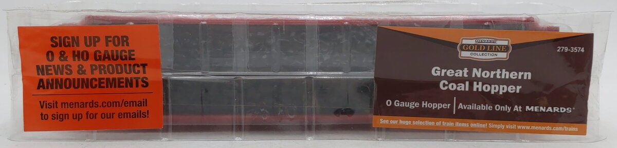 Menards 279-3574 O Gauge Great Northern Hopper Car #10177 MT/Box
