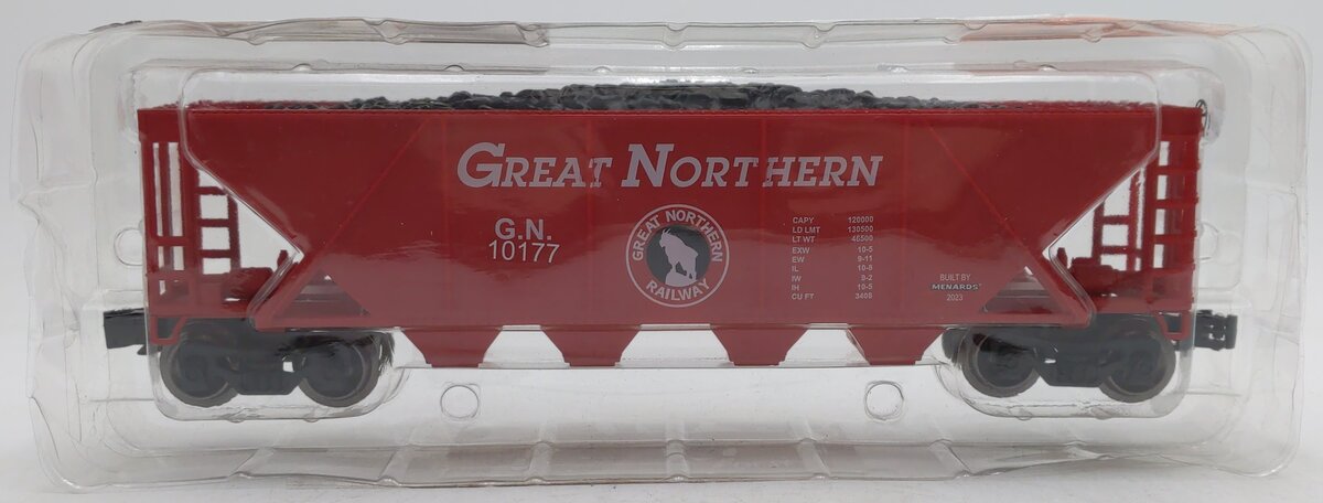 Menards 279-3574 O Gauge Great Northern Hopper Car #10177 MT/Box