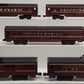 Williams 2802 O Gauge PRR Smooth Side Aluminum 5-Car Passenger Set EX/Box