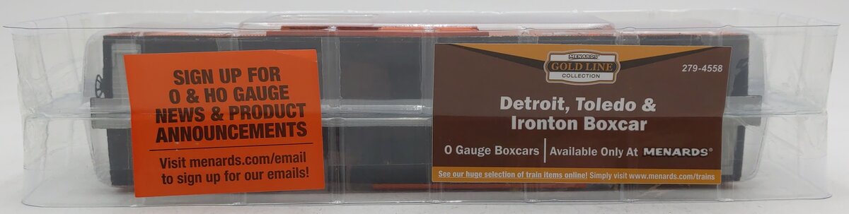Menards 279-4558 O Gauge DT&I Boxcar #5970 EX/Box