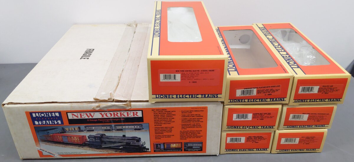 Lionel 6-11744 O Gauge New York Central Passenger/Freight Train Set EX/Box